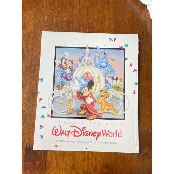 Vintage 1996-97 Walt Disney World Calendar Celebrating 25 Years - Picture 4 of 5